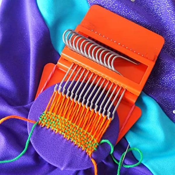 Mini Loom Vevstålsett Husholdningsvevstol Vevståltampingsmaskin Speed ​​Weave Tamping Machine