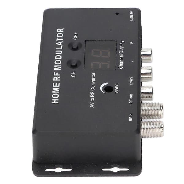 UHF-modulator lyd og video til RF-kanal hjemme-RF-modulator for DVD-spillere, digitale spillenheter.