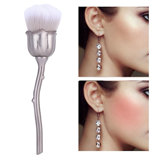 Pehmeä kynsi pölynpoistobrussi Nail Art Powder Dammborttagningsborstar Manikyyri DIY Kynsi Työkalu