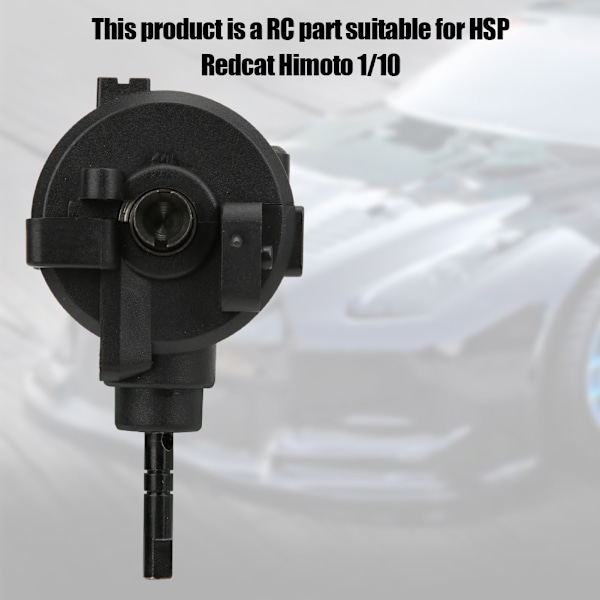 Girkasse for HSP Redcat Himoto 1/10 RC-modeller - Reservedeler - Svart bakre girkasse