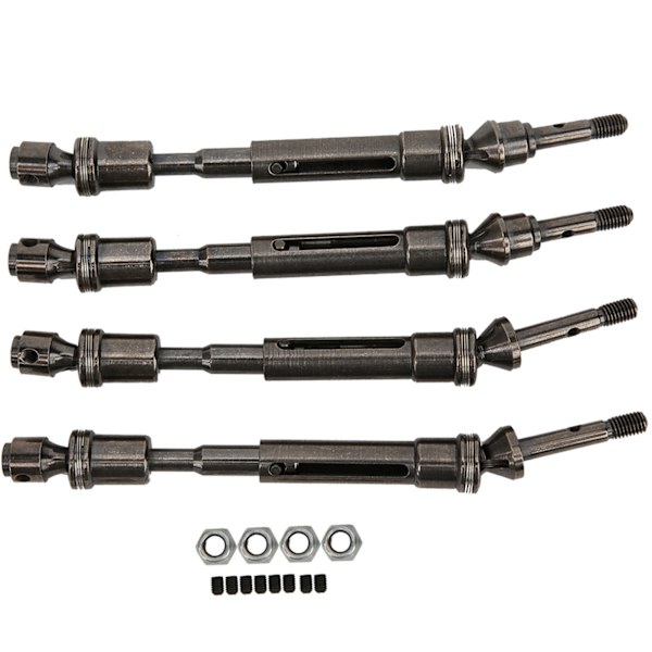 För Traxxas 1/10 Slash 4x4 SLA017 SLA018 Fram och bak transmissionsaxel i metall