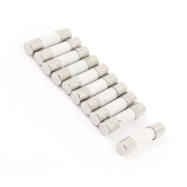 Forsinket 250 V 5 A T5 A keramisk rør, 10,5 x 20 mm sikring
