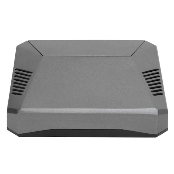 Kasse for Raspberry Pi 4B i aluminiumlegering med kjøleskall, metallboks, innebygd vifte og beskyttende kabinett