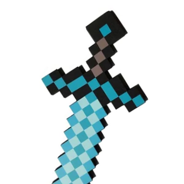 Diamond Sword Safe Soft EVA Diamond Foam Sword för tillbehör för speltemafestkostymer