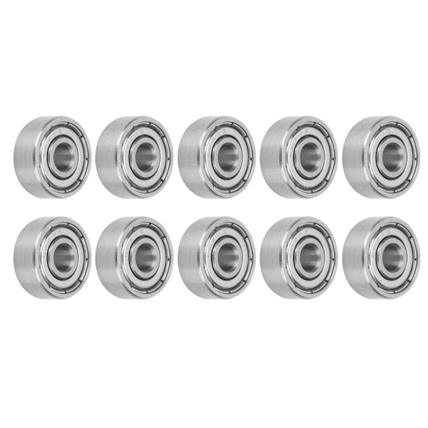 10 ST S624ZZ 4x13x5mm kuglelejer i rustfrit stål til Longboards rulleskøjter dele