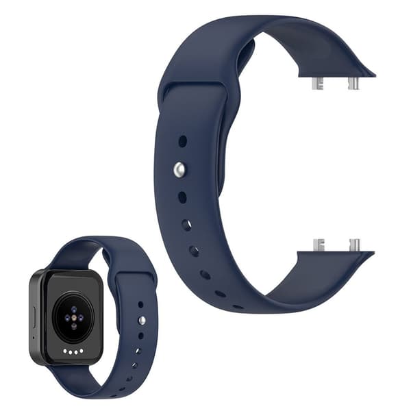 26 mm Meizu Watch klockarmband i silikon - Midnattsblå Blå blue