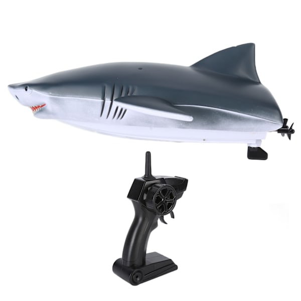 Fjärrkontroll Simulering Shark Boat Elektrisk vattenskoter Utomhuspool Leksak Racing Båtskepp