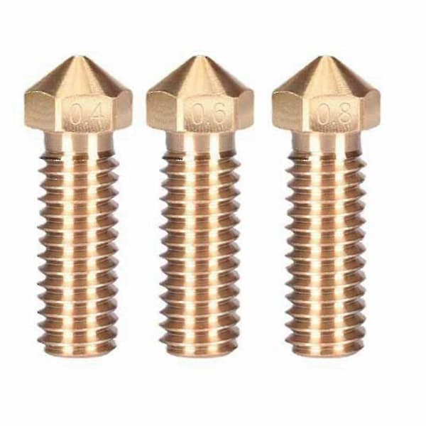 Tilbehør til 3D-printer Dyse (kompatibel med Volcano-nozzle-hs-175-0600) 10 stk