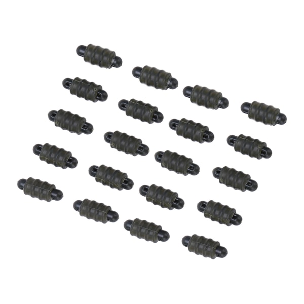 20 stk karpefiske metodekontakter med gjenger på utsiden stopp perler mater tilbehør
