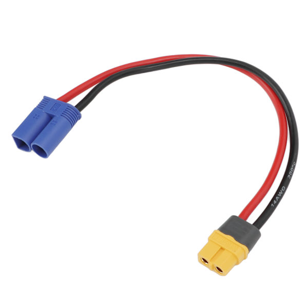 RC-naaras-EC5-uroskaapeli 14AWG XT60HF korkea virta kestävyys korroosionkestävyys EC5-liitäntäsovitinkaapeli