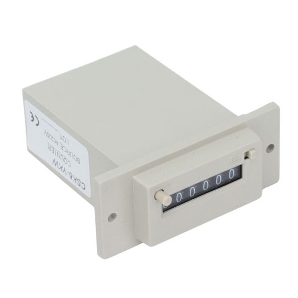 Elektromagneettinen laskuri 0–999 999 6-numeroinen teollisuuspulssi laskuri koneelle AC220V