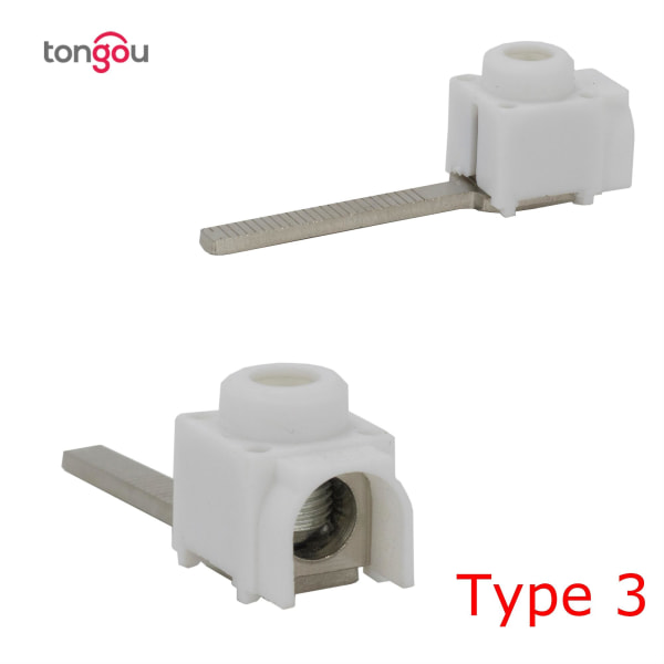 25 mm klemmer til strømskinne afbryder fordelingsboks Elektrisk ledningskonnektor Tongou Type 1