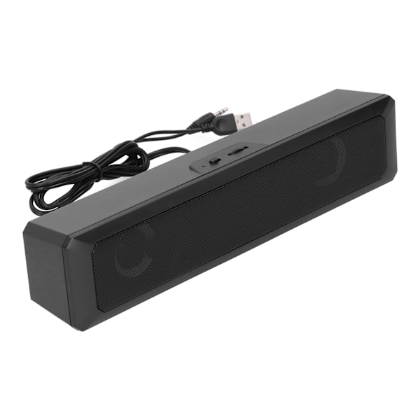 A4 Trådbunden Datorljudfält RGB Ljuseffekt Stereo Bas Högtalare Hemma Audio Högtalare
