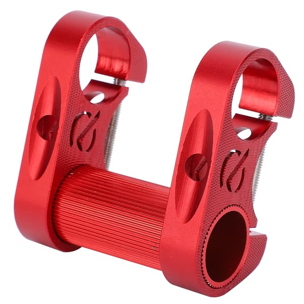 Cykel Double Stem Riser 25,4MM Vikbar Cykel Aluminiumlegering Justerbart Styre StamRöd
