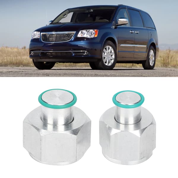 2 stk. Bagerste AC Block Off Kit Passer til Dodge Caravan 2004-2011 Bilmodificeringstilbehør