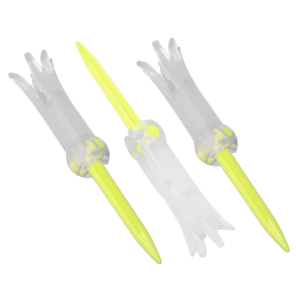Foldable Training Golf Tee Anti-Flying Swivel Practice Accessories Ball Studs for GolfYellow
