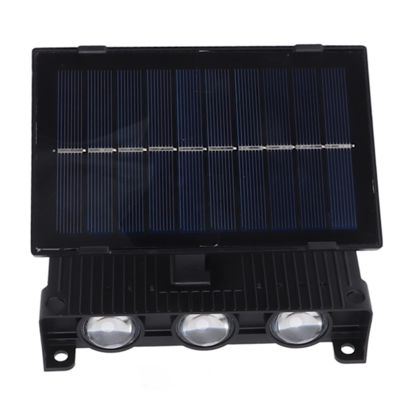 Solcelledrevne udendørslamper Vandafvisende 6 LED-lamper Ambient udendørs væglampe til have terrasse gårdhave terrasse indendørs varmt lys