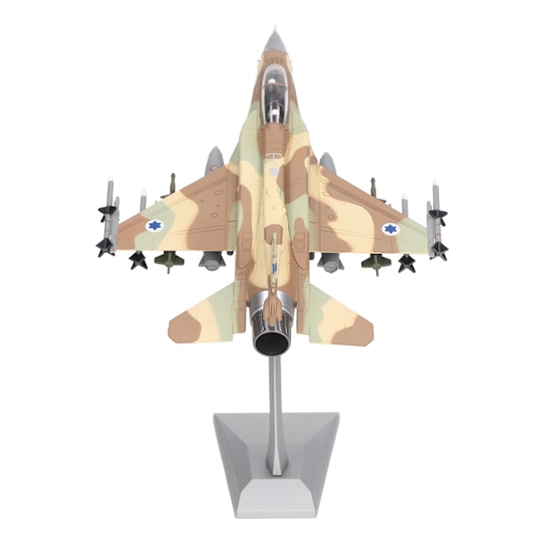 1:72 Skala F 16I jaktplansmodell Strömlinjeformad kroppslegering Stimulerad flygplansmodell