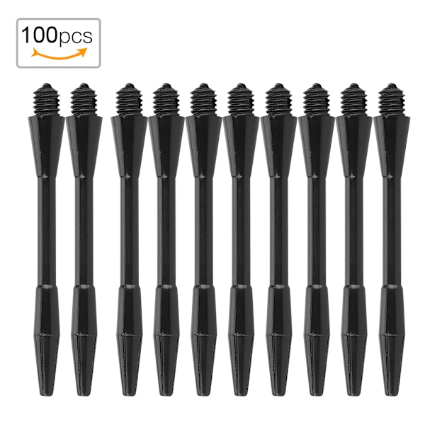 100 ST Stærke Holdbare Dart Skaft Pinde Plast PP Nylon Stang