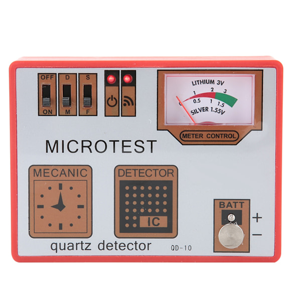 Klocka Batteritestare Quartz Movement Tester Avmagnetisering Klocka Reparationsverktyg