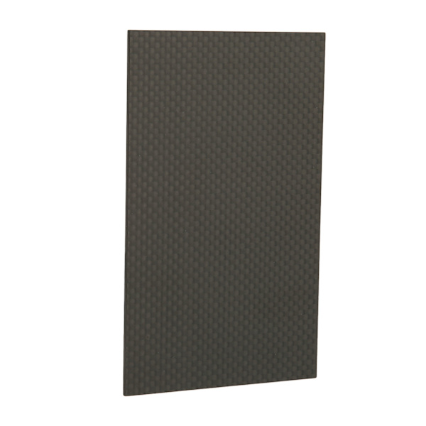Hög hårdhet 3K kolfiberskiva kyperttyg matt korrosionsbeständig kolfiberskiva för modellflygplanleksaker 75x125x3,0 mm/3,0x4,9x0,12 tum