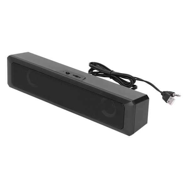 A4 Trådbunden Datorljudfält RGB Ljuseffekt Stereo Bas Högtalare Hemma Audio Högtalare