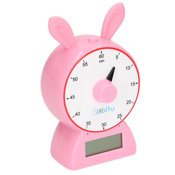 Visual Timer Kids Countdown Matlagning Time Management Timer för hem skolmaterial Study Pink