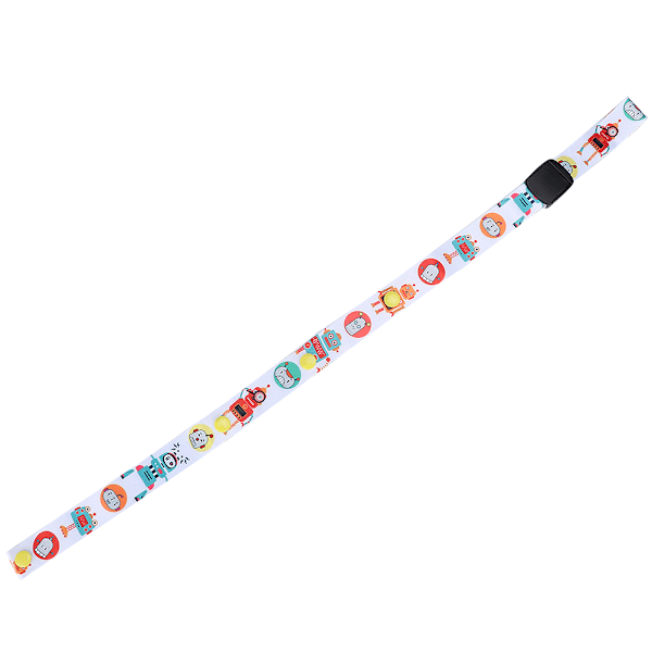 2,5 cm Smokkkopp Justerbar Remholder Barnevogn Leke Sippy Leash Tether (Robot)