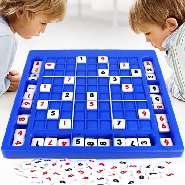 Pedagogisk Sudoku-brettspill for barn Sudoku Logic Game Lindre stress Bærekraftige pedagogiske leker for barn