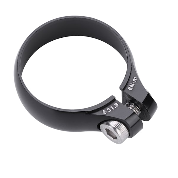 Cykel Sadelpindsklemme 31,8 mm til 27,2 sadelpind Super Light (sort)