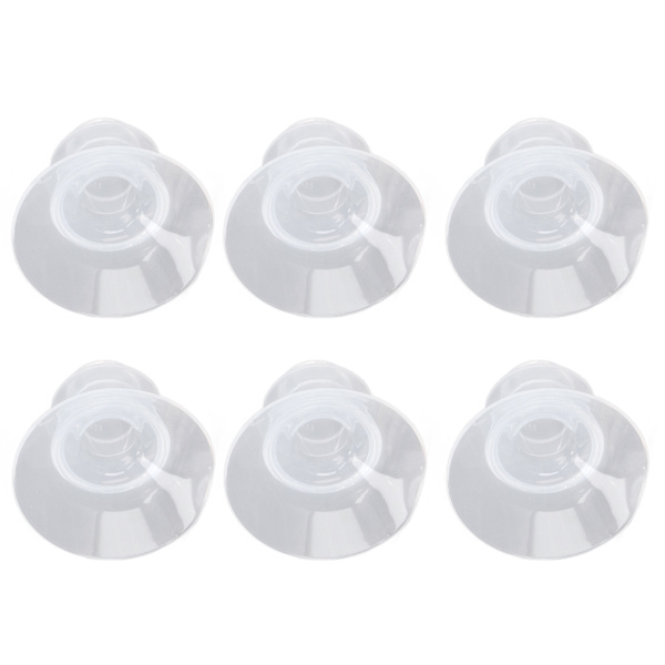6st flänsinsatser Hands Free Bust Pump Bärbar Portable Spectra 24mm Shields Flänsar 13mm / 0.5in