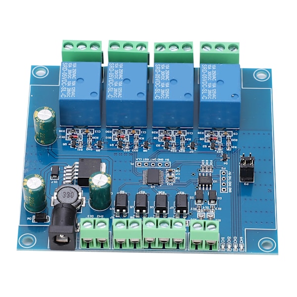 Relay Module 4-Channel Switch Input and Output Circuit Board Component DC 7-24V