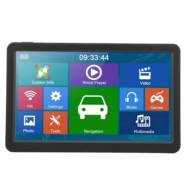 9 tom GPS-navigation 256MB+8GB touchskærm 800x480 til Windows CE 6.0 Universal til personbil 220V