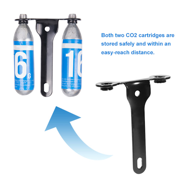 ZTTO Mountainbike CO2-patronholder Cykeltilbehør (sort)