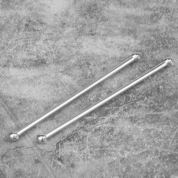 2 kpl 101 mm metalliset koiranjalan vetoakselit FS 53633 / 51805 / 51806 1/10 mittakaavan RC-autolle (hopea)