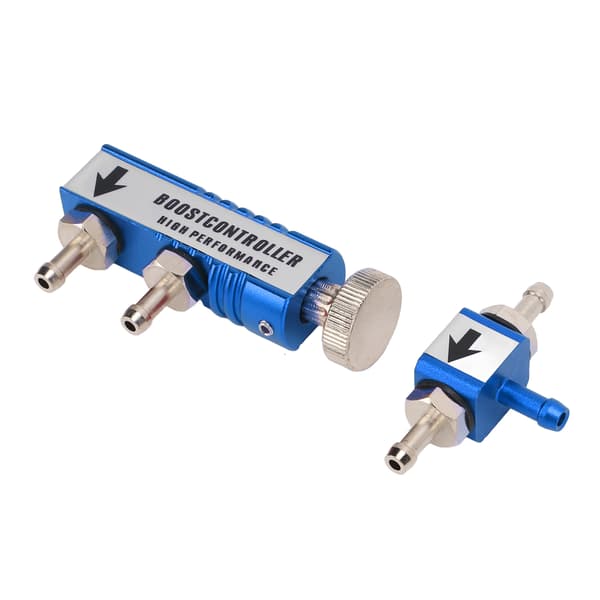 Manuel Turbo Boost Controller Kit Aluminiumlegering 1‑30PSI Justerbar Universal Pasform Blå