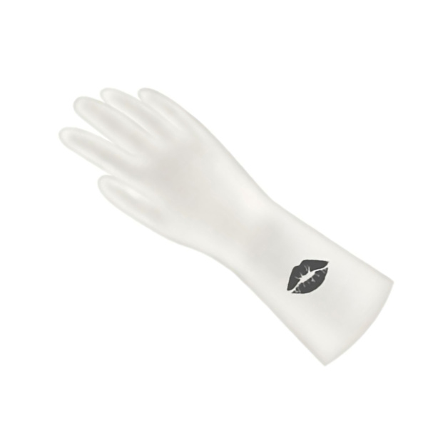 Återanvändbara köksstädhandskar PVC förtjockade diskhandskar Halkbeständiga hushållshandskar4# L(11cm / 4.33in)