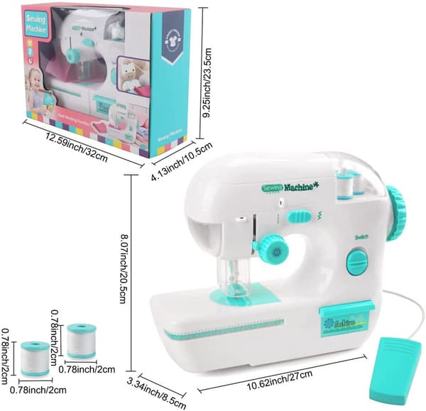 symaskin" för barn Portable Play Set med Realistic