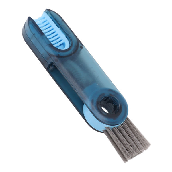 3 i 1 flaskkopp lock Spaltrengöringsborste Multifunktionell spaltrengöringsborste för Nipple Blue