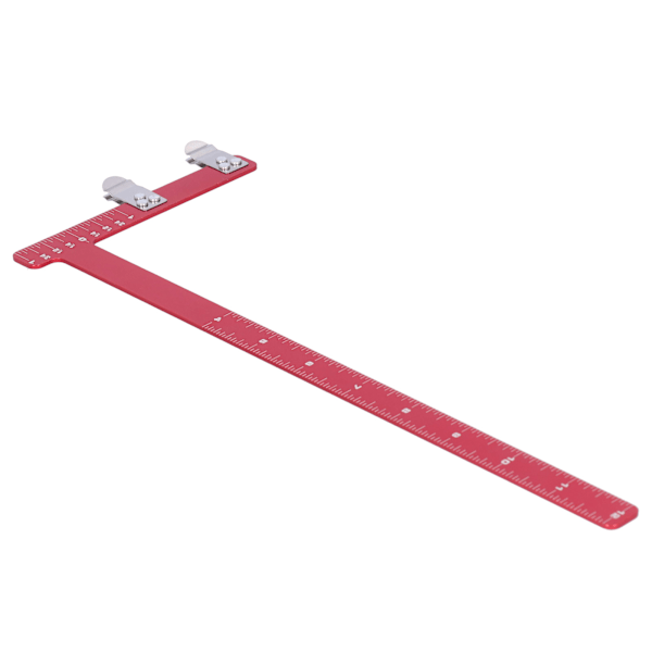 Bågskytte linjal av aluminiumlegering L-formad bågemätverktyg för recurve/compound bågröd