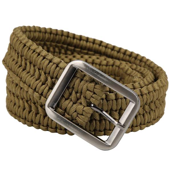 Paracord-vyö Käsin kudottu Seikkailu Villiys Selviytyminen Ulkoilu Vyöt Vyö (Vihreä)