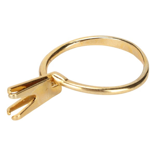 Ring Blank Support 4 Claw Form Visuellt stål Ring Spring Prong Tool för juvelerare Guld