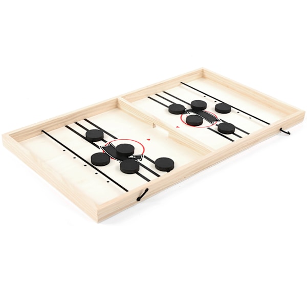 Snabb Sling Puck Spelbord Sällskapsspel 2 i 1 Ishockey Spel 2 i 1 Ishockey Leksak 53x28.8x2.5cm/20.9x11.3x1in