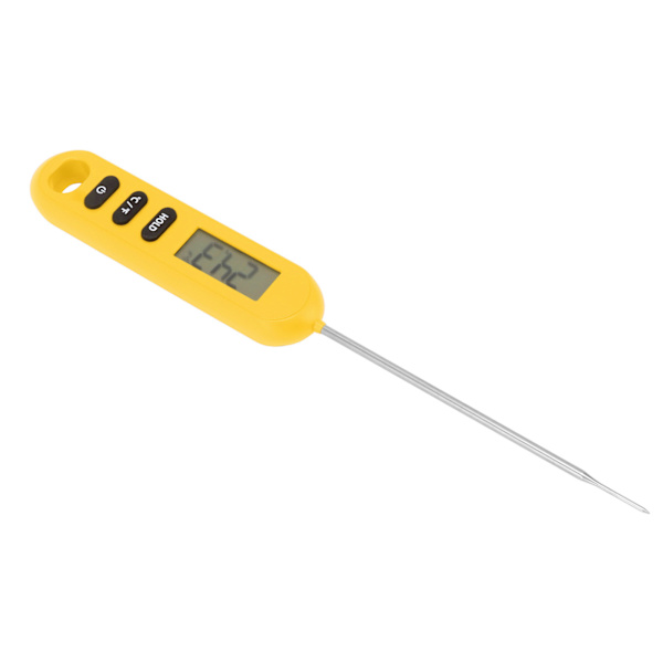 Köttmattermometer Snabblästermometer Digital Matlagning Kök Grilltermometer med lång sond Orange