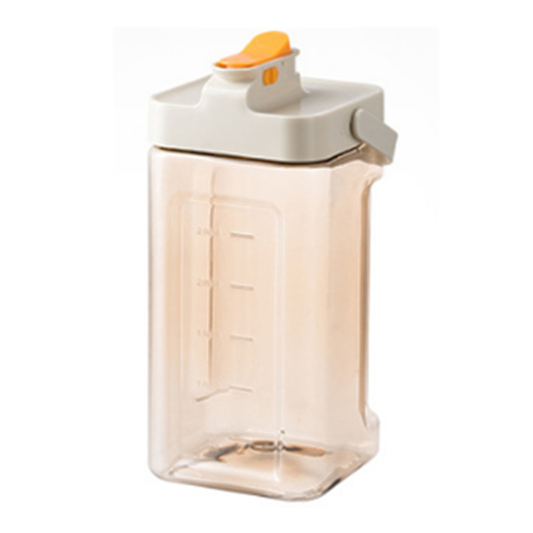 Kylskåp Vattendrycksdispenser med tapp läckagesäkert handtag Dryck flytande isglas dryckesbehållare för utomhuscamping Beige