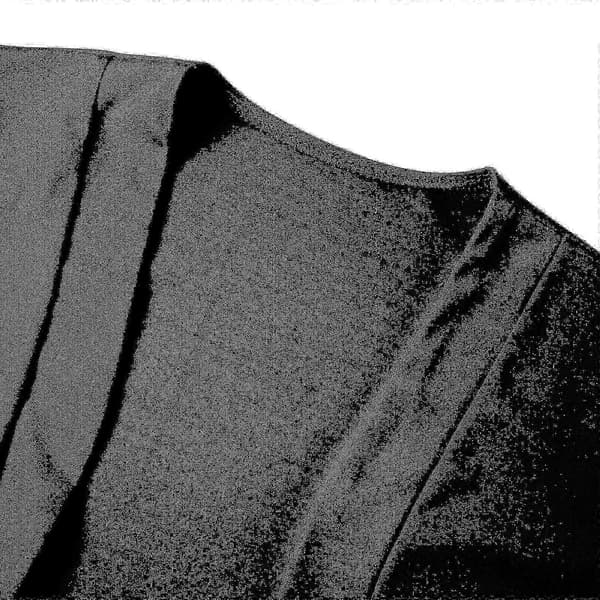 Sommer åben front camisole til kvinder i blødt stof Black M