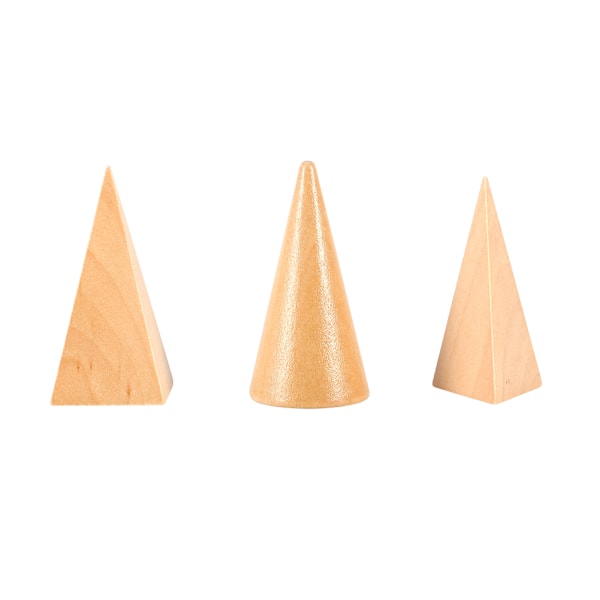 10 kpl/setti Matematiikka-leluja lapsille Puu Geometriset muodot Kiinteät aineet Geometria Palikat Setti Pedagoginen lelu