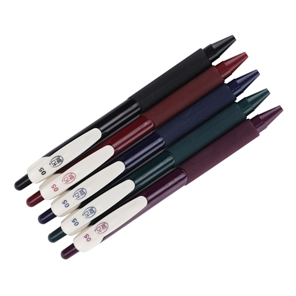 5 st Gelpennor Set 5 Färger Retro Färg Skiss Gelpenna Set för Skrivning Kalligrafi Målning