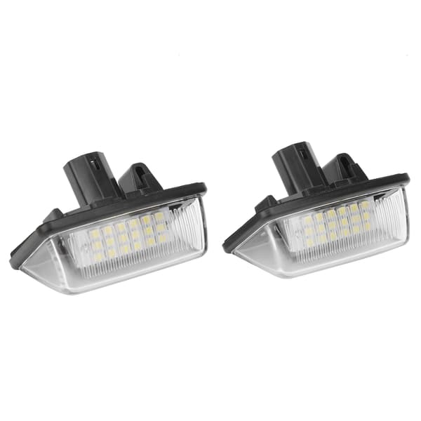 2 stk LED Nummerplate Lys 6500K Lavt Strømforbruk Passer for Corolla/ Crown / Starlet