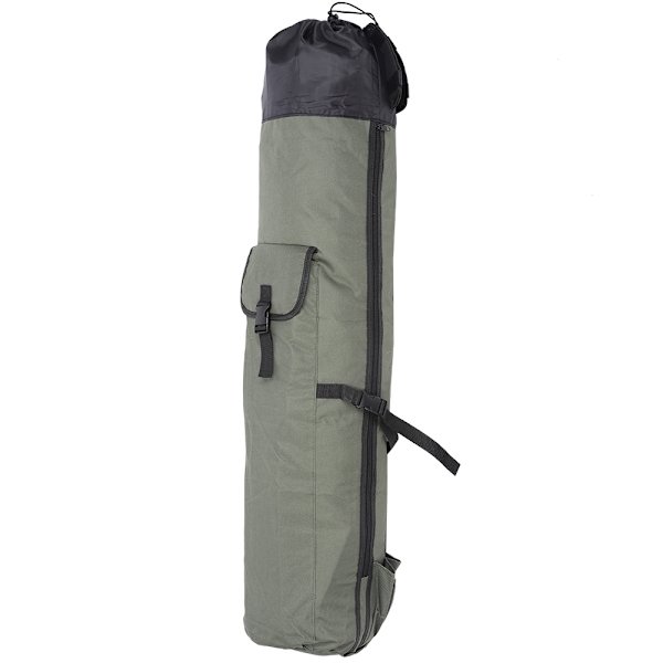 Stor Kapacitet Nylon Fiskegrejtaske Fiskegrej Stang Rulle Etui Bærer Holder Opbevaring Tackle Pose Tilbehør (grøn sort)